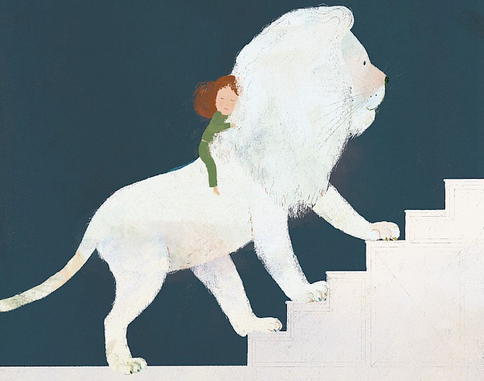Ilustración de "The Snow Lion", se publicará en el 2017 en la editorial Simon & Schuster