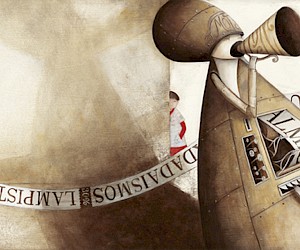 Illustration aus "La grande fabrique de mots", Autorin: Agnés de Lestrade, erschienen 2019 im Verlag Alice Jeunesse