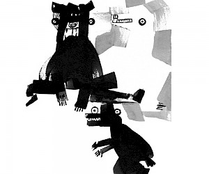 Ilustración "karhut ja jääkarhu"