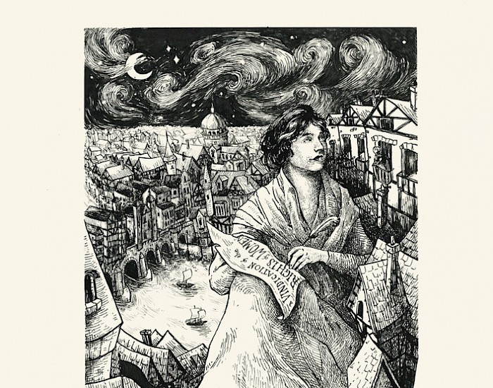 "Mary Wollstonecraft"; Illustration von Alice Cao