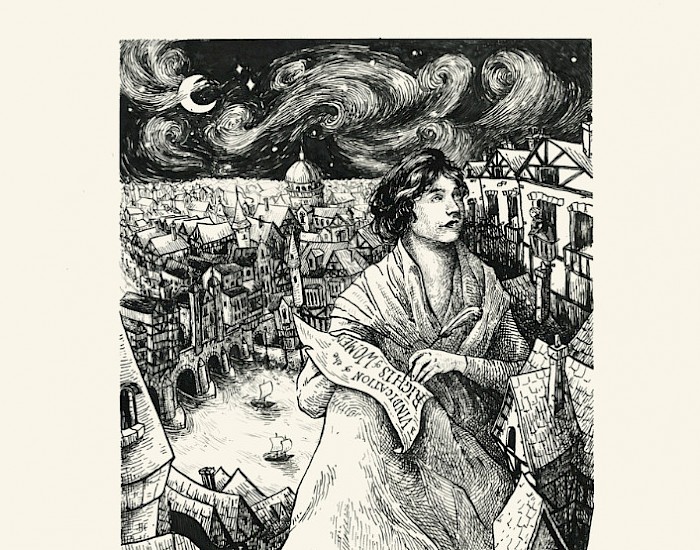 "Mary Wollstonecraft"; Illustration by Alice Cao