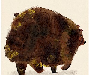 Anna's entry for #fallfortheendangered (a challenge to raise awareness for endangered animals), day 3 (September 2021): Brown bear!