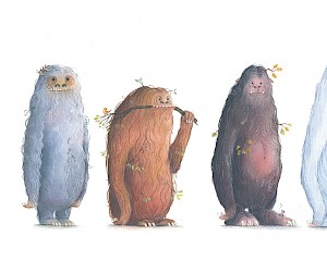 Illustration from "Trolle, Wichtel, Pixies und WALDWESEN aus aller Welt", published 2020 by Bohem
