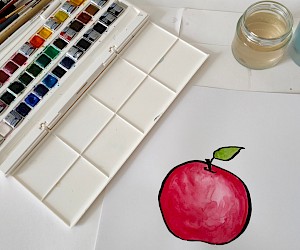 studio work "apple"
