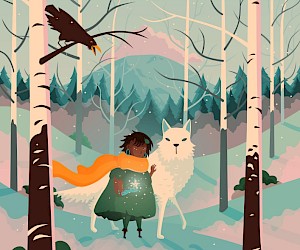 Illustration "Wolf Witch"